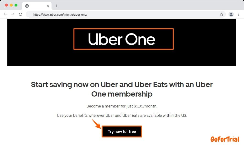 Uber One Free Trial