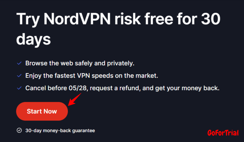Nord VPN 30 Days Risk Free Trial