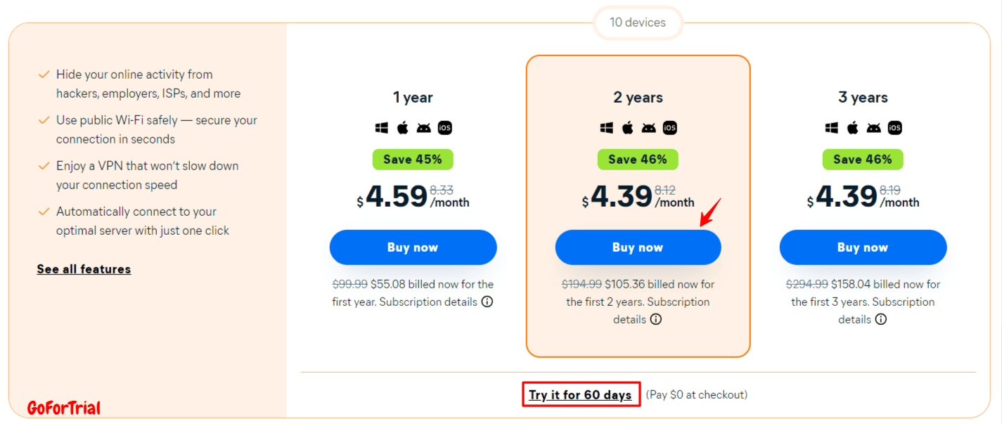 Avast VPN Free Trial – Experience Fast & Secure Internet Risk-Free for 60 Days 2 Avast SecureLine VPN 60 Days Trial
