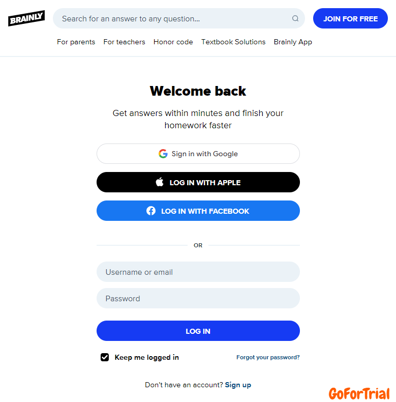 Brainly Free Trial - Get 7 Days of Unlimited Help (No Ads & Expert Answers) 3 Brainly Sign In