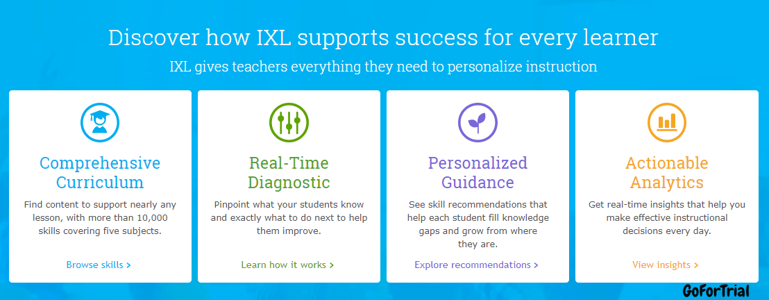 IXL Features