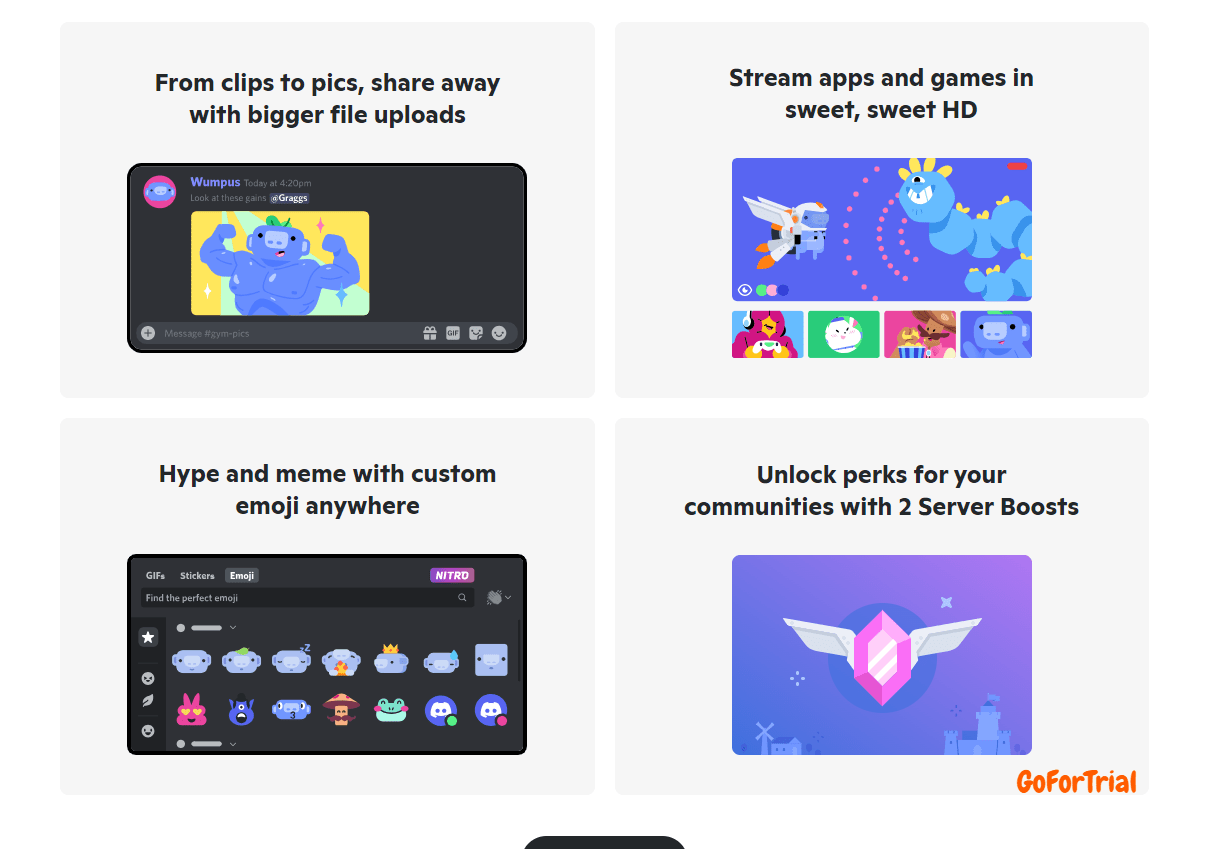 Discord Nitro Free Trial - Enjoy 14 Days of Premium Features for Free! 3 Nitro Features