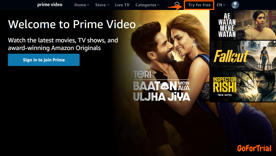 Prime Video Free Trial – Get 30 Days Amazon Prime India Trial 2 Prime Video