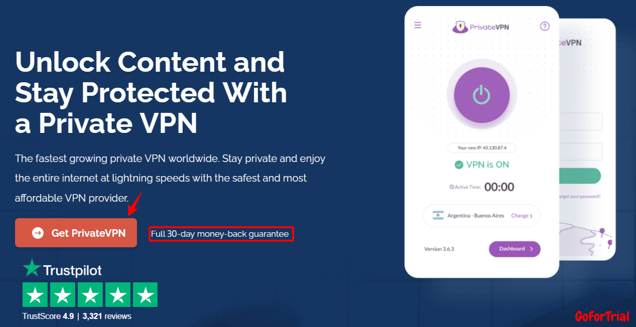Private VPN- Try 30 Days With Money Back Policy