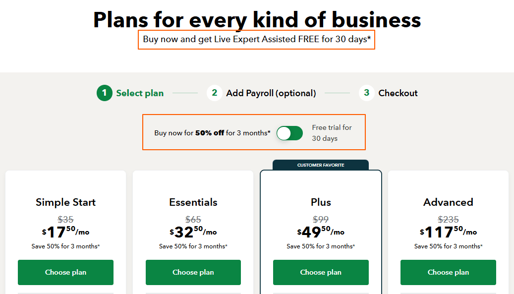 QuickBooks Trial: Start Your Premium Trial Upto 30 days 4 QuickBooks Trial Plans