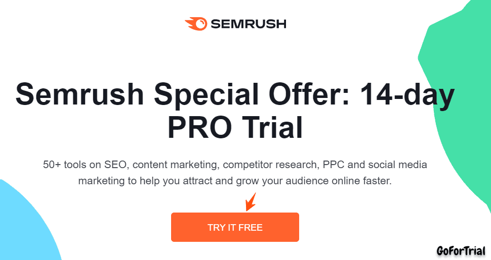 SEMrush 14-day Trial