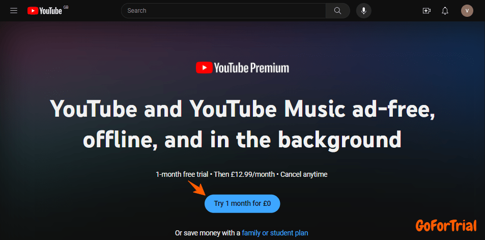 YouTube Premium Free Trial, Start Your Trial Account for Free In UK 2 YouTube Premium Free Trial