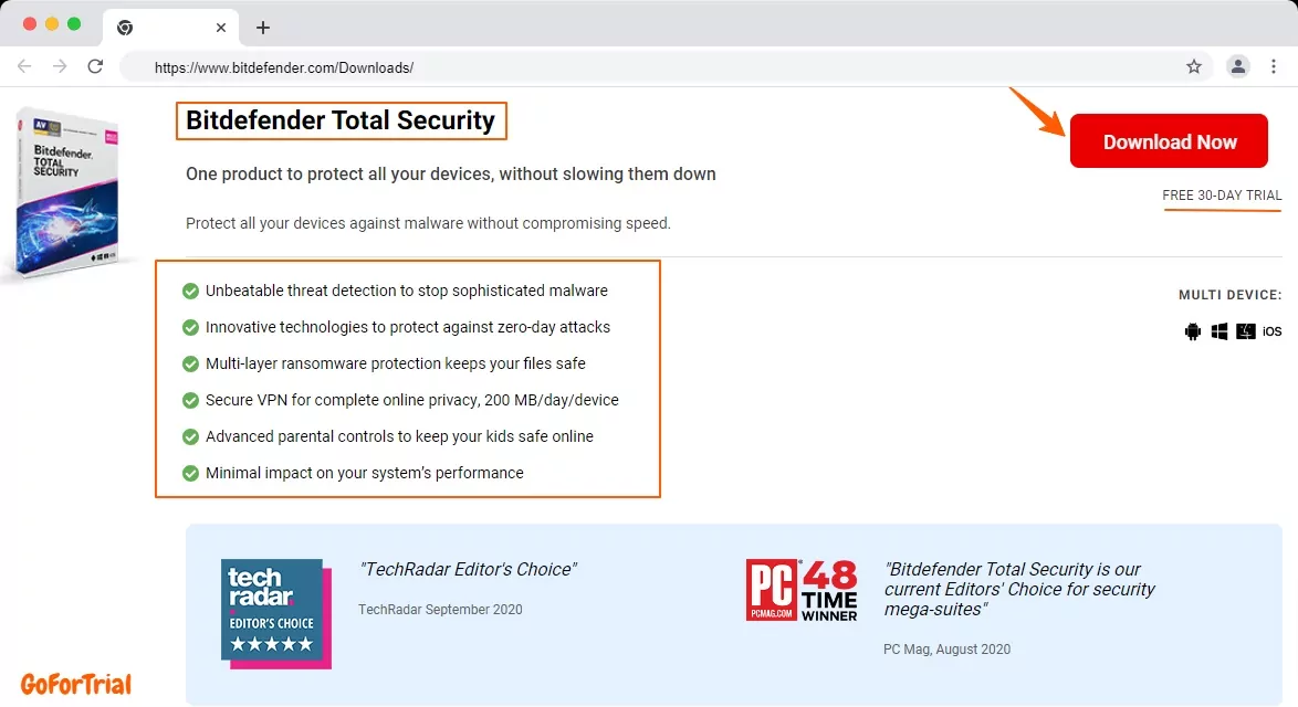 Best Antivirus free trials: Protect Your Devices with These Top Picks 2 Bitdefender Free Trial