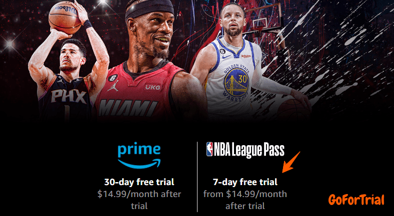 NBA League Pass Free Trial on Amazon prime