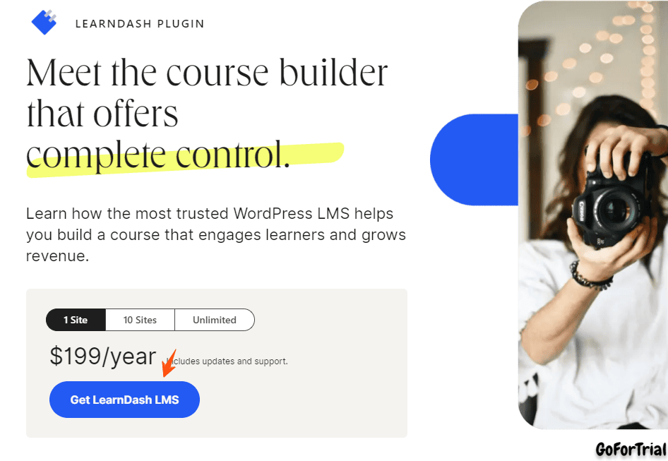 Working and Live LearnDash Promo Codes to avail upto 75% OFF on Plans 3 LearnDash Pricng Plans Page