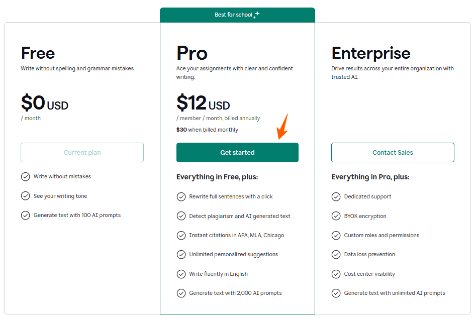 Grammarly 60 OFF Coupon Code and Discount, Save upto 60% on its Plans 3 Grammarly Price sand Plans