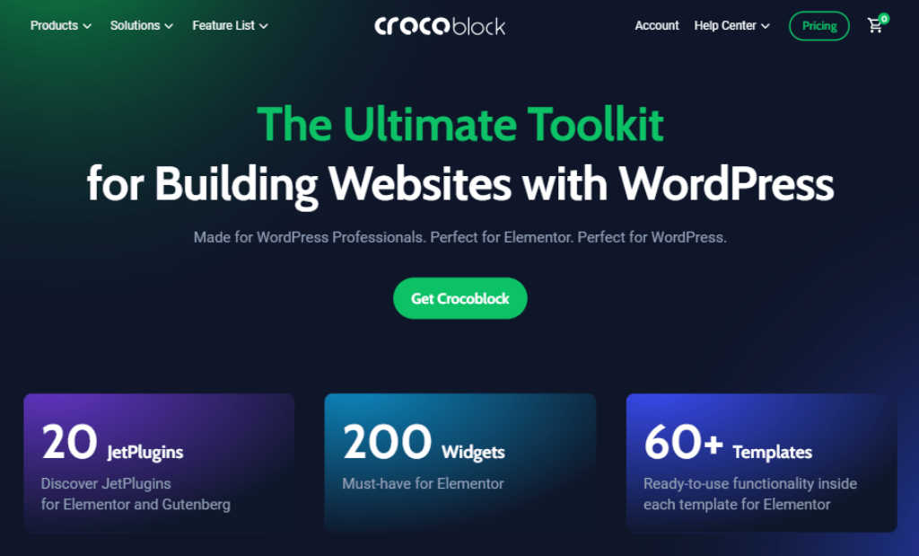 CrocoBlock Promo Codes, Get upto 75% Discount on Plans 2 Crocoblock Homepage