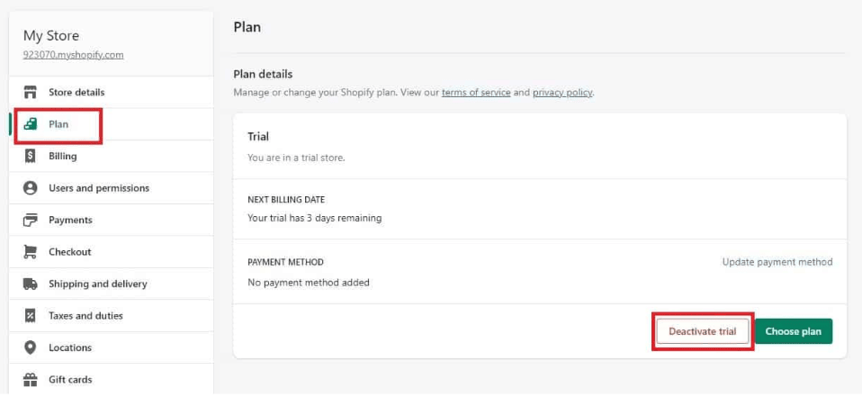 Shopify Free Trial With Our Complete Step to Step Guide In 2025 8 Deactivate-Shopify-Free-Trial-Account