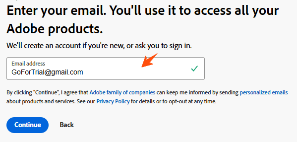 Adobe InDesign Free Trial: Get a Premium Trial For 21 Days 5 Adobe-Login-Details