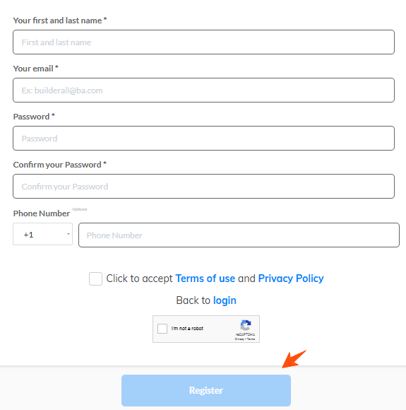 Activate Free Trial Account on BuilderAll for 14 or 30 Days Complete Guide 4 Builderall-Login-Details