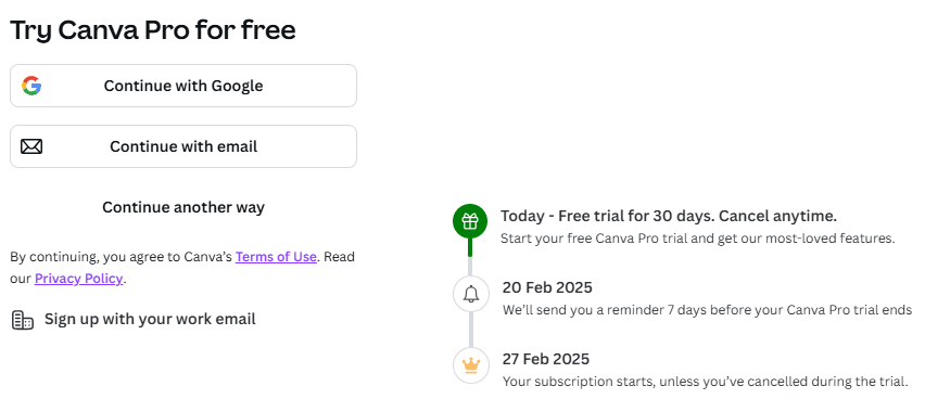 Canva Free Trial: Start Your Premium Trial Up To 30 Days 4 Canva-Pro-30-Day-Trial