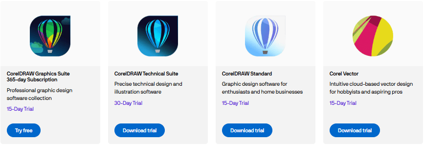 CorelDRAW Free Trial, Start Your Premium Trial for Free Now 3 CorelDRAW-Free-Trials