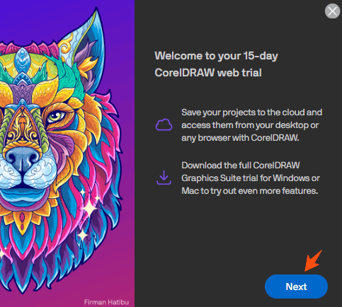 CorelDRAW Free Trial, Start Your Premium Trial for Free Now 6 CorelDRAW-Welcome-Screen