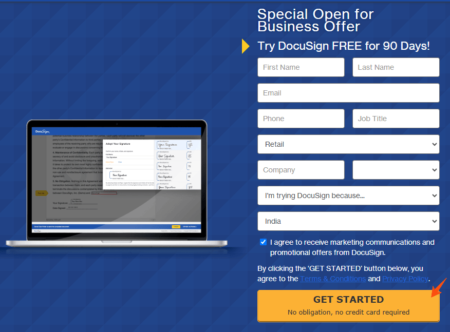 DocuSign Free Trial: Start Your 90 Days Trial Account for Free 3 DocuSign-90-day-Free-trial