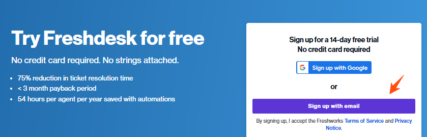 Freshdesk Free Trial: Get Full Access For 14 Days Without Credit Card 5 Freshdesk-Login-Details