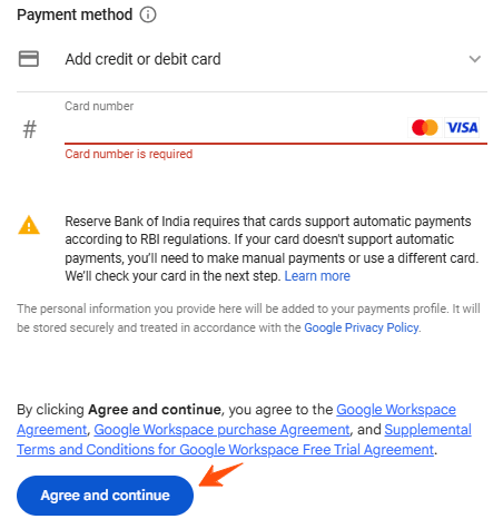 Google Workspace Free Trial, Try GSuite 14 Days Completely FREE 5 Google-Workspace-Credit-Card-Details
