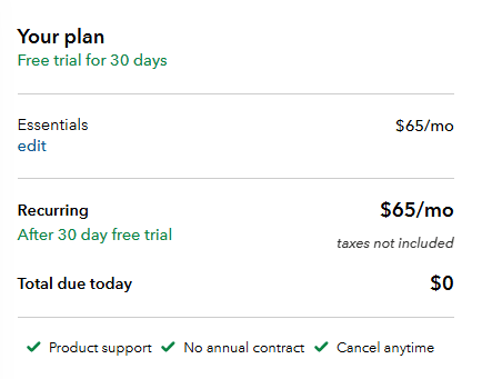 QuickBooks Trial: Start Your Premium Trial Upto 30 days 6 QuickBooks-Payment-Details