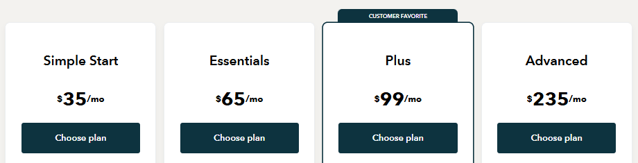 QuickBooks Trial: Start Your Premium Trial Upto 30 days 7 QuickBooks-Pricing-Plans