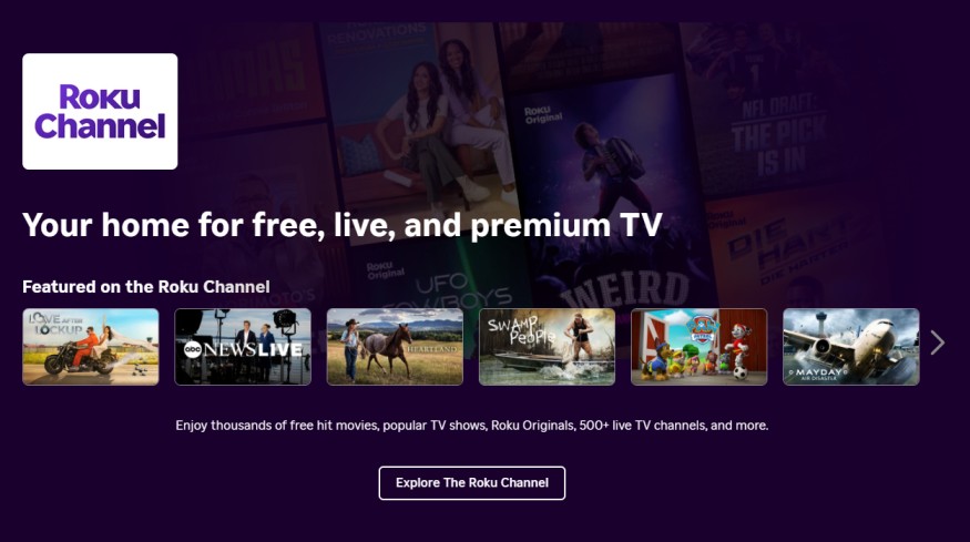 Roku Free Trial: Start Your Trial Account for Free Now 3 Roku Streaming Homepage