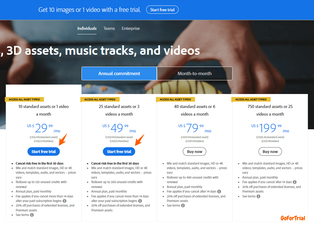 Adobe Stock Free Trial: Free Download From Your Trial Account 4 Adobe Stock Pricing