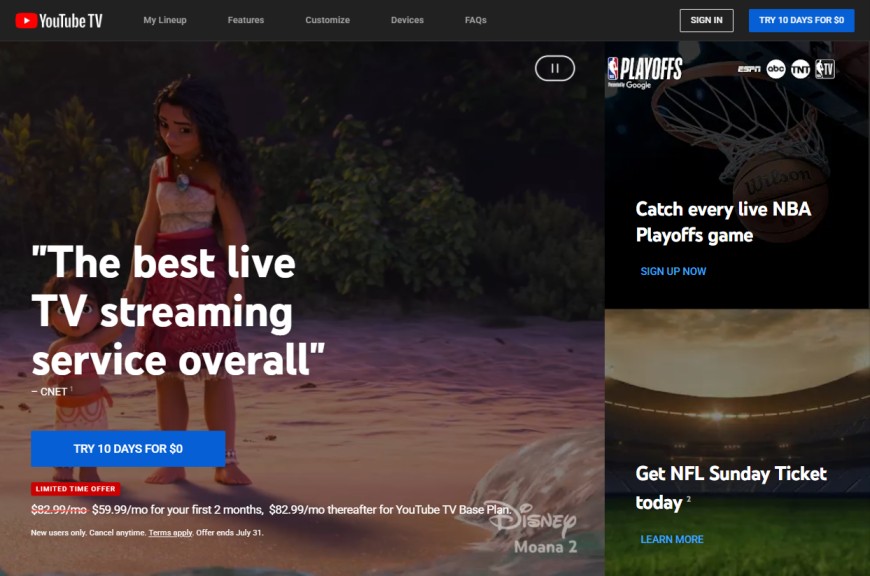 NFL Plus Free Trial: Start Your Free Trial and Stream Live NFL Games! 4 NFL Trial through YouTube Tv