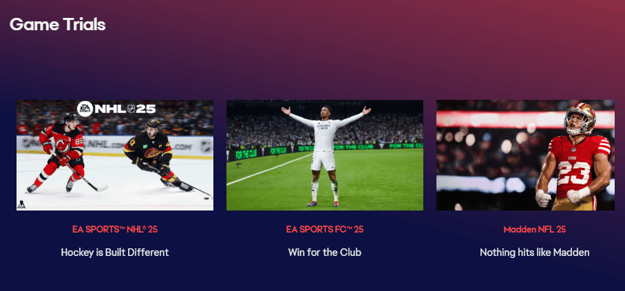 EA Play Free Trial Options, Start Your 7 Days Trial Account for Free Today 5 EA-Play-select-the-sports