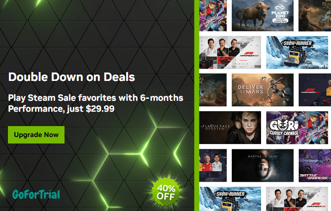 GeForce NOW Plan