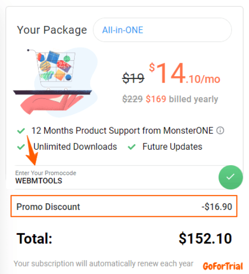 Get 45% Discount on MonsterOne
